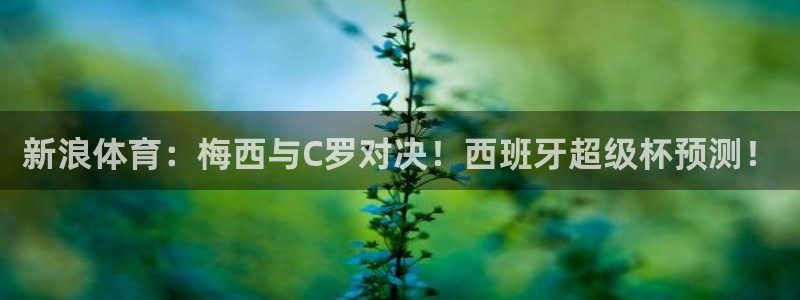 88看球吧直播：新浪体育：梅西与C罗对决！西班牙超级杯预测！