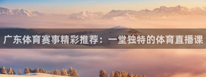 88看球nba线上直播：广东体育赛事精彩推荐：一堂独特的体育直播课